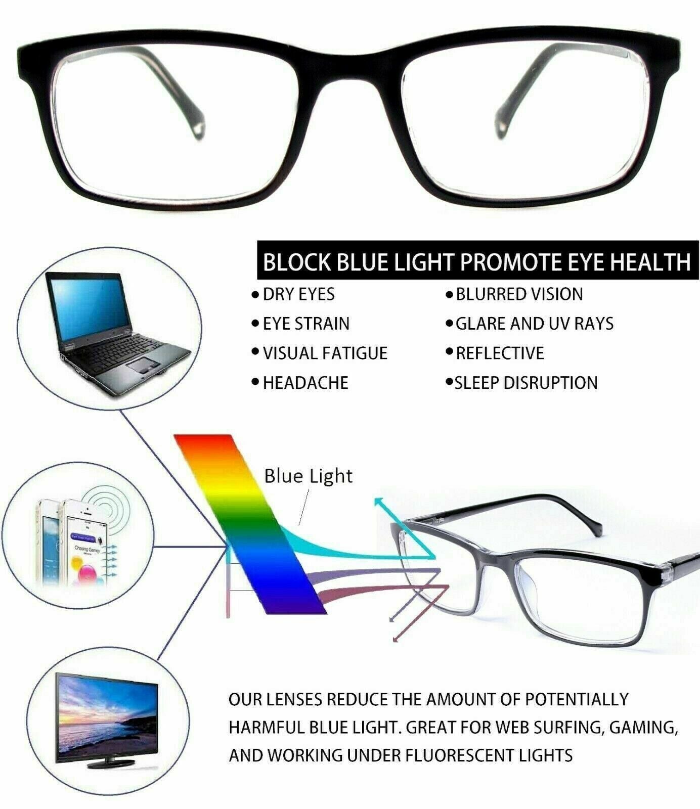 Gabe's Blue Light Blocking Glasses For Men & Women